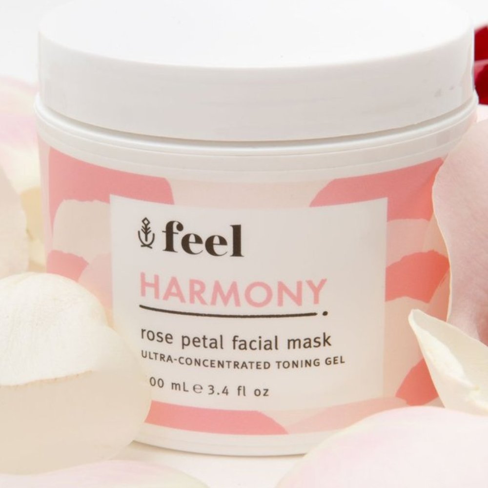 Feel Harmony Rose Petal Face Mask Full Size